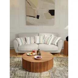 Urban Space Ikkat Orange Cotton Cushion Covers - Set of 5-picture-10