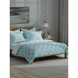 URBAN SPACE Jodhpur Blue Ethnic Printed Microfiber AC Room 300 GSM Double Bed Blanket-picture-19