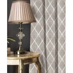 urban space Pack of 2 Jacquard Curtains with Eyelets-picture-52