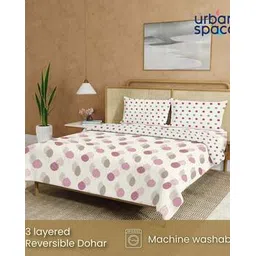urban space Printed Double Bedsheet Dohar Set with Pillow Covers-picture-13