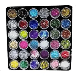 Urban SS Colorful Sparkles Nail Fabulous Art Glitter Powder (Multicolour)-picture-24