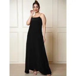 Urban Sundari Black Casual Fit Dress-picture-42
