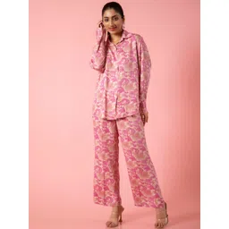 Urban Sundari Printed Shirt & Flared Trouser Co-Ords-picture-38