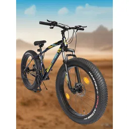 URBAN TERRAIN Rogue Cycle 26T Mountain Bike With Steel Frame, 21 Speed Shimano Gear-Blue-image-20