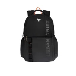 URBAN TRIBE Unisex Black & Yellow Colourblocked Backpack-picture-30