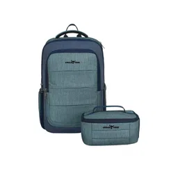 URBAN TRIBE Unisex Blue & Green Backpack with Lunch Bag-picture-19