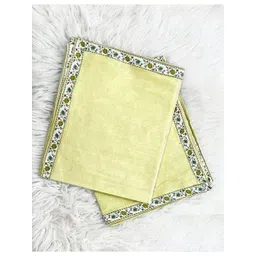 UrbanArts Gold-Toned & White Set of 2 Ethnic Motifs 300 GSM Single Bed Dohar-picture-14