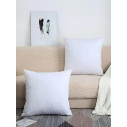 UrbanArts White 2 Pcs Square Fibre Cushion Fillers-picture-15