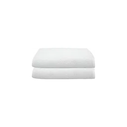 UrbanArts White 2 Pcs Terry Cotton 400 GSM Bath Towels-picture-16