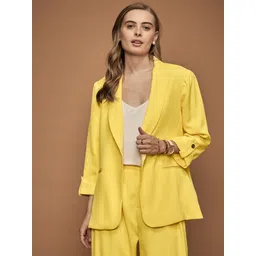 urbangrace by kassually Women Solid Single Breasted Formal Blazer-picture-41