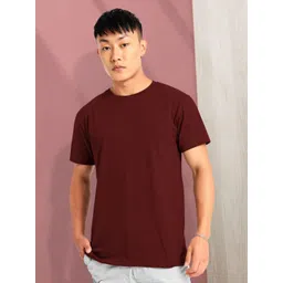URBANICE Men Solid Round Neck T-shirt-picture-29