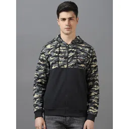 Urbano Fashion Men Camouflage Printed Hooded Sweatshirt-picture-39