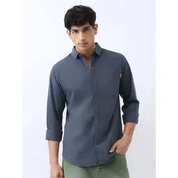 Urbano Fashion Men Cotton Full Sleeve Regular Fit Casual Solid Shirt-picture-29