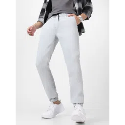 Urbano Fashion Men Grey Slim Fit Mid-Rise Clean Look Stretchable Jeans-picture-28