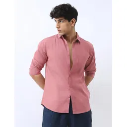 urbano fashion Men Regular Fit Solid Spread Collar Casual Shirt-picture-29