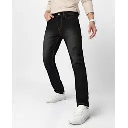 urbano fashion Men Regular Fit Stretchable Washed Jeans-picture-42