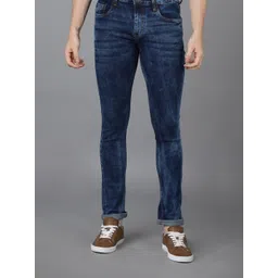 Urbano Fashion Men  Skinny Fit Low Distress Heavy Fade Stretchable Cotton Jeans-picture-14