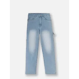 Urbano Juniors Boys Loose Relaxed Fit Heavy Fade Stretchable Jeans-picture-27