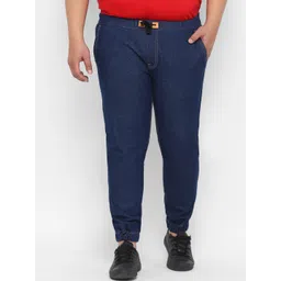 Urbano Plus Men Blue Jogger Mid-Rise Clean Look Jeans-picture-16