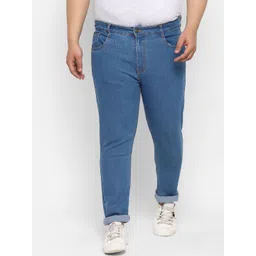 Urbano Plus Men Blue Solid Mid-Rise Jeans-picture-15