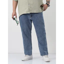 Urbano Plus Men Light Blue Slim Fit Washed Denim Stretchable Jeans-picture-38