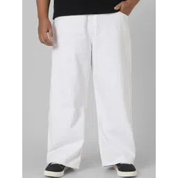 Urbano Plus Men Loose Fit Washed Non-Stretchable Jeans-picture-21