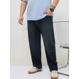 Urbano Plus Men Regular Fit Mid-Rise Heavy Fade Stretchable Jeans-picture-21