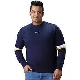 urbano plus Men's Cotton Color Block Sweatshirt-picture-36