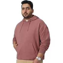 urbano plus Men's Cotton Solid Oversized Hooded Neck Sweatshirt-picture-27