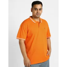 Urbano Plus Plus Size Polo Collar T-Shirt-picture-26