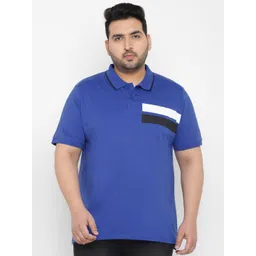 Urbano Plus Polo Collar Plus Size Pure Cotton T-Shirt-picture-18