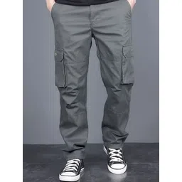 URBANPEAK Men Relaxed Easy Wash Cargos Trousers-picture-23