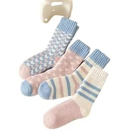 urbansocks Premium Warm SocCks Thickened Ssocks Terry Cotton, Women Winter SocKks, Cozy SocksS, Soft Fabric (PACK OF 4)-picture-39
