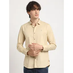 URBARO Men Smart Slim Fit Opaque Casual Shirt-picture-10