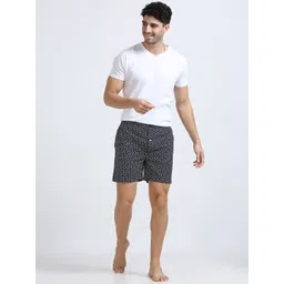 URBARO Pack Of 2 Printed Pure Cotton Boxers 23UBX3738 image 3