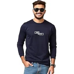 urgear Men's Full-Sleeve Printed Cotton Blended Casual,Street wear Crew Neck T-Shirt-picture-24