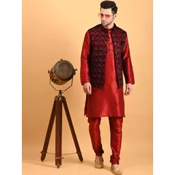 Uri and MacKenzie Men Regular Kurta with Churidar-picture-33