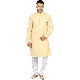 uri and mackenzie Mens Casual Cotton Blend kurta Pajama set for men-picture-33