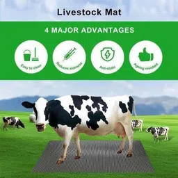 ursus Cow mat Premium Black for all animals Size 8*5 Cow, Dog, Guinea Pig, Hamster, Miniature Pig Pet Mat-picture-21