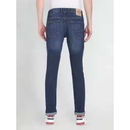 u.s. polo assn. denim co. U S Polo Assn Denim Co Men Blue Slim Fit Heavy Fade Stretchable Jeans image 4