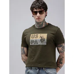 U.S. Polo Assn. Denim Co. Brand Logo Printed Pure Cotton Slim Fit T-shirt-picture-10