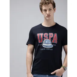 U.S. Polo Assn. Denim Co. Brand Logo Printed Pure Cotton Slim Fit T-shirt-picture-37