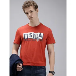 U.S. Polo Assn. Denim Co. Brand Logo Printed Pure Cotton T-shirt-picture-20
