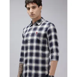 U.S. Polo Assn. Denim Co. Checked Pure Cotton Casual Shirt-picture-13