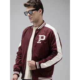 U.S. Polo Assn. Denim Co. Mandarin Collar Embroidered Varsity Jacket-picture-22