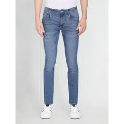 U.S. Polo Assn. Denim Co. Men Blue Brandon Slim Tapered Fit Heavy Fade Stretchable Jeans-picture-41