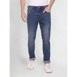 U.S. Polo Assn. Denim Co. Men Blue Slim Fit Heavy Fade Stretchable Jeans-picture-42