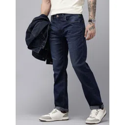 U.S. Polo Assn. Denim Co. Men Harold Slim Straight Fit Light Fade Stretchable Jeans-picture-23