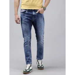 U.S. Polo Assn. Denim Co. Men Henry Skinny Cropped Fit Heavy Fade Stretchable Jeans-picture-40