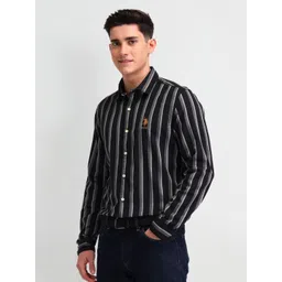 U.S. Polo Assn. Denim Co. Men Manhattan Slim Fit Opaque Striped Casual Shirt-picture-36